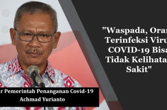 Jubir Pemerintah Penanganan COVID-19 Achmad Yurianto