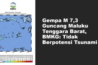 Gempa M 7,3 Guncang Maluku Tenggara Barat, BMKG: Tidak Berpotensi Tsunami
