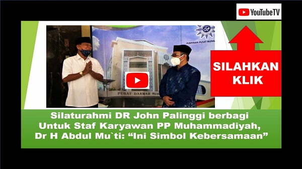 Silaturahmi DR John Palinggi berbagi Untuk Staf Karyawan PP Muhammadiyah, Dr H Abdul Mu`ti: “Ini Simbol Kebersamaan”