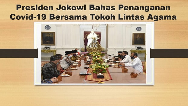 Presiden Jokowi Bahas Penanganan Covid-19 Bersama Tokoh Lintas Agama