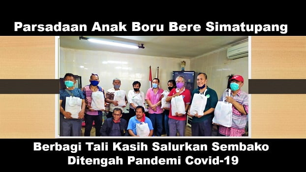 Parsadaan Anak Boru Bere Simatupang Berbagi Tali Kasih Salurkan Sembako Ditengah Pandemi Covid-19 Parsadaan Anak Boru Bere Simatupang Berbagi Tali Kasih Salurkan Sembako Ditengah Pandemi Covid-19