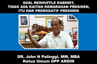 Soal Reshuffle Kabinet, DR John Palinggi: Tidak ada Kaitan Kemarahan Presiden, Itu Hak Prerogatif