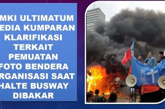 GMKI Ultimatum Media Kumparan Klarifikasi Terkait Pemuatan Foto Bendera Organisasi Saat Halte Busway Dibakar