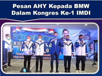 Pesan AHY Kepada BMW Dalam Kongres Ke-1 IMDI