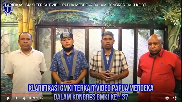 GMKI: Video Viral “Papua Merdeka” itu Hoax