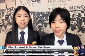 Pandemi Covid Tak Halangi Devon Kei dan Mischka Aoki Ukir Prestasi di Olimpiade Matematika