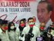 Ketua Umum Solidaritas Merah Putih (Solmet) Silfester Matutina, SH, didampingi perwakilan Organisasi Relawan Jokowi memberikan keterangan pers usai Deklarasi "2024 Setia dan Tegak Lurus Bersama Jokowi" yang digelar secara hybrid dan terpusat di Kawasan Cikini, Jakarta, Selasa, 22 Februari 2022.