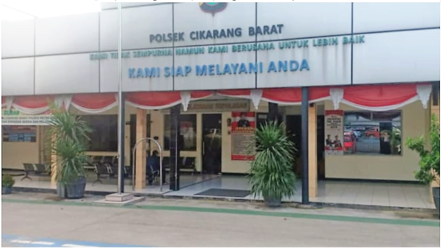 polsek cikarang barat bekasi divis mabes polri