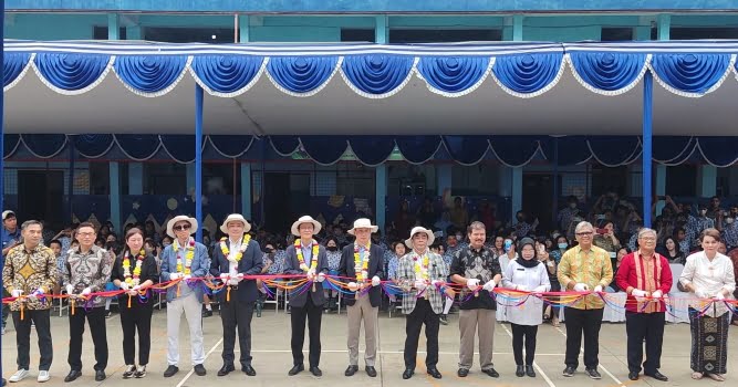 KT&G Social Welfare Foundation dan Happy People meresmikan gedung SD Ananda