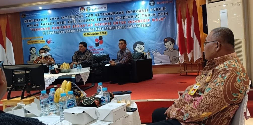 Ketua Komisi Informasi DKI Jakarta Jadi Narasumber Peringatan Hari Antikorupsi Sedunia di Kantah Jakbar, Ini Pesannya komisi informasi dki jakarta