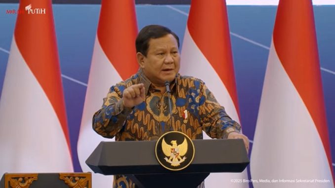Presiden Prabowo soal LSM koalisi masyarakat sipil