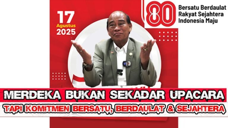 Dr. John Palinggi: Merdeka Bukan Sekadar Upacara, Tapi Komitmen Bersatu, Berdaulat, dan Sejahtera