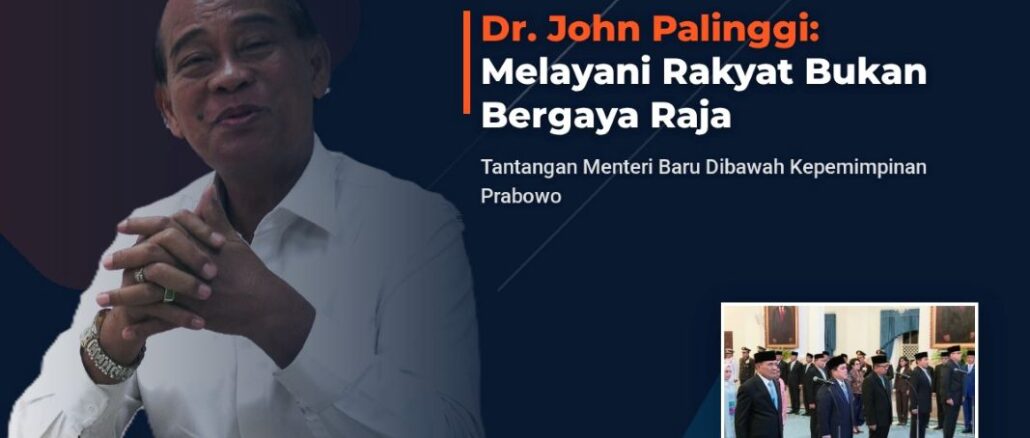 john palinggi reshuffle kabinet prabowo