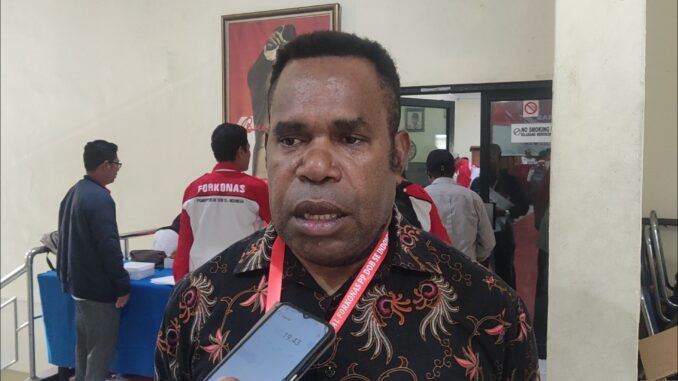 Ketua Majelis Rakyat Papua (MRP) Papua Tengah, Agustinus Anggaibak, S.M pemekaran provinsi papua