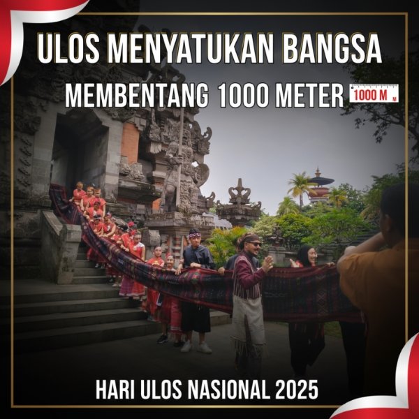 Ulos Menyatukan Bangsa Membentang 1000 Meter di Hari Ulos Nasional 2025 hari ulos nasional
