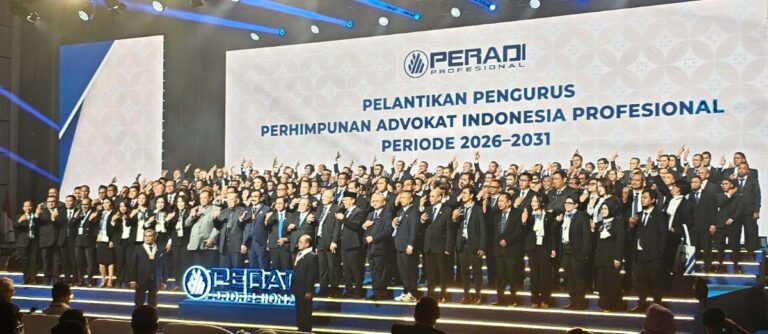 Pelantikan Pengurus Peradi Profesional