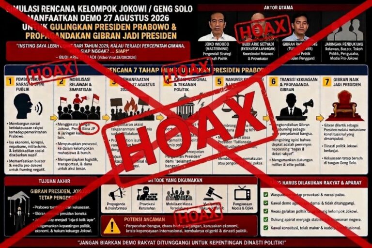 NAMA BARA JP DICATUT POSTER ‘KUDETA’, WILLEM FRANS ANSANAY TEGASKAN TAK ADA HUBUNGANNYA DEMO 27 AGUSTUS: “INI MURNI ADU DOMBA!”